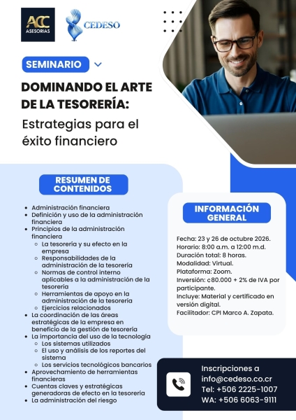 Dominando el arte de la tesoreria v7
