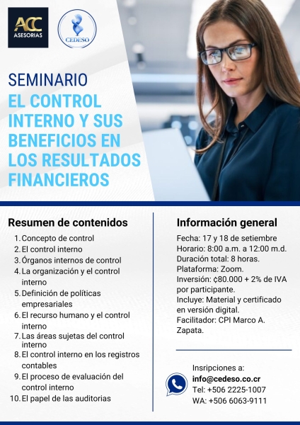 El control interno y sus beneficios en los resultados financieros v7