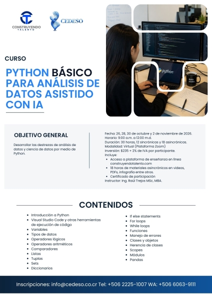 Python basico para analisis de datos asistido con IA