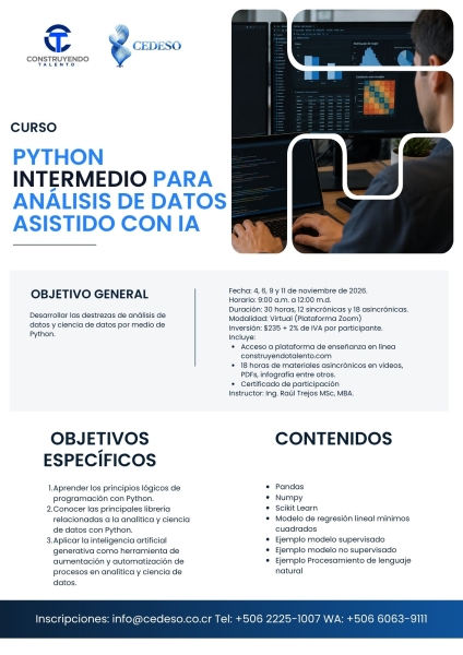 Python intermedio para analisis de datos asistido con IA