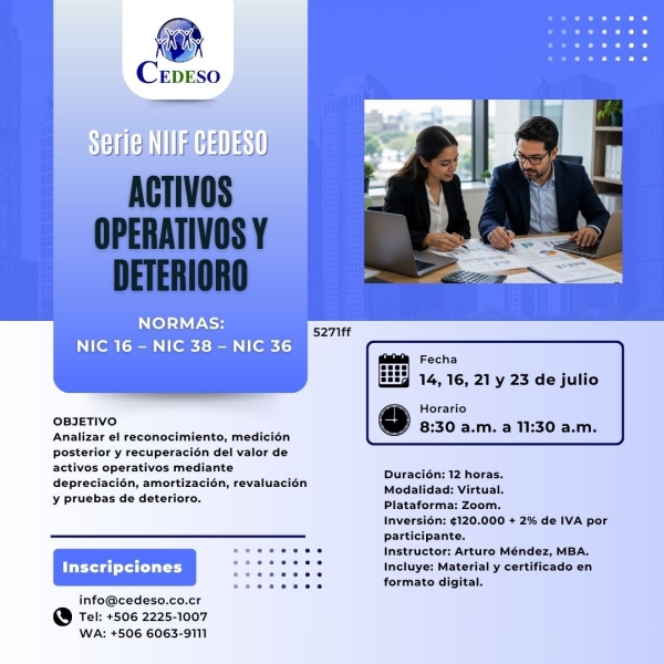 Activos operativos y deterioro