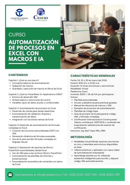 Automatizacion de Procesos en Excel con Macros e IA v6