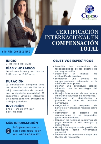 Certificacion Internacional en Compensacion Total - new 2025