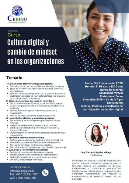 Cultura digital y cambio de mindset en las organizaciones v1