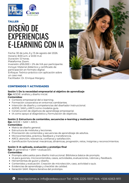 Diseno de experiencias e-learning con IA