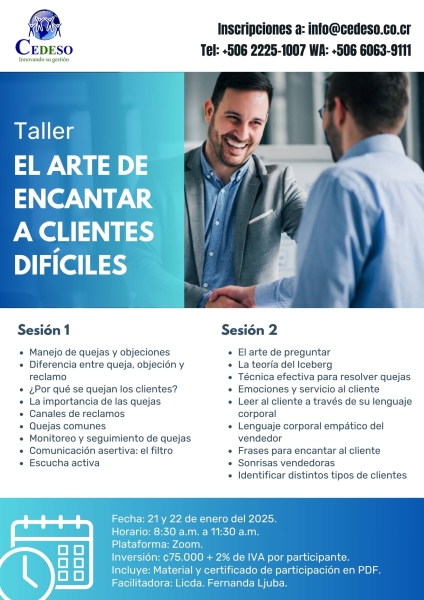 El arte de encantar a clientes dificiles - 2025