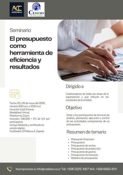 El presupuesto como herramienta de eficiencia y resultados v5