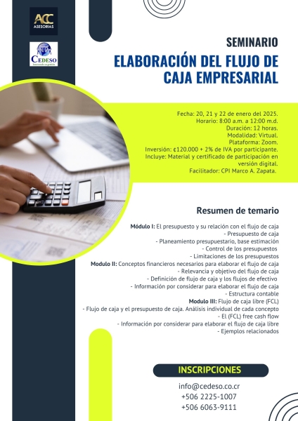 Elaboracion del flujo de caja empresarial