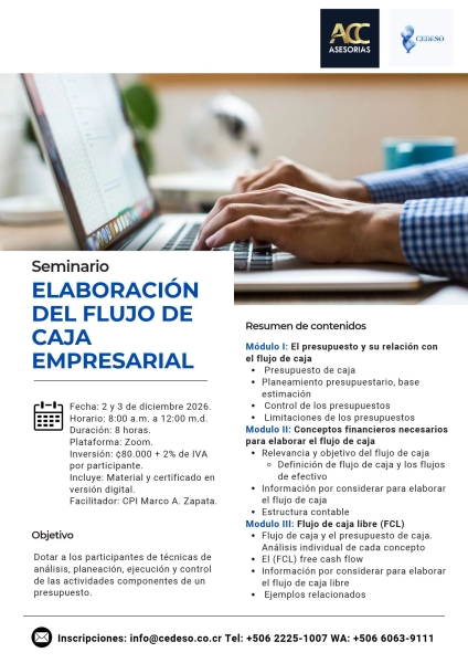 Elaboracion del flujo de caja v8