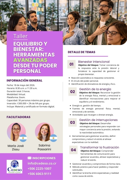 Equilibrio y bienestar - Avanzado