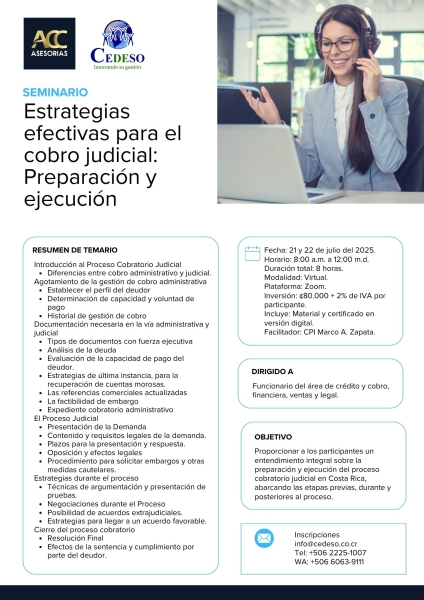 Estrategias efectivas para el cobro judicial - v1