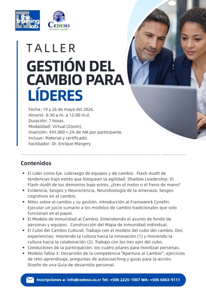 Gestion del cambio para lideres