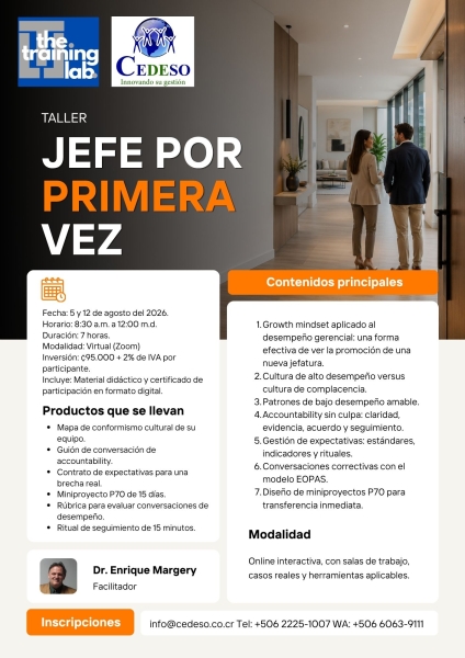 Jefe por primera vez