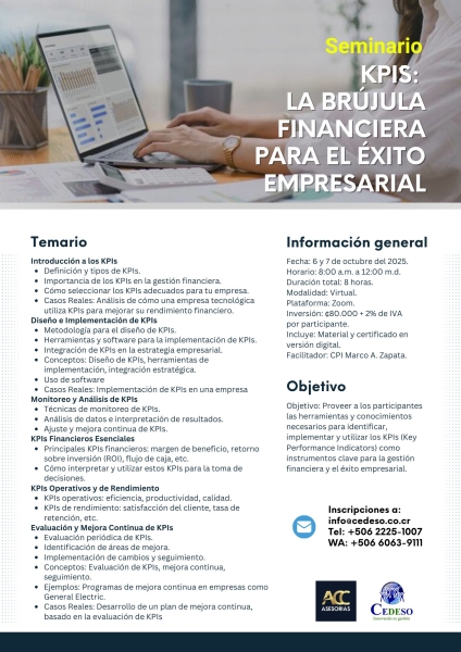 KPIs La brujula financiera para el exito empresarial V1