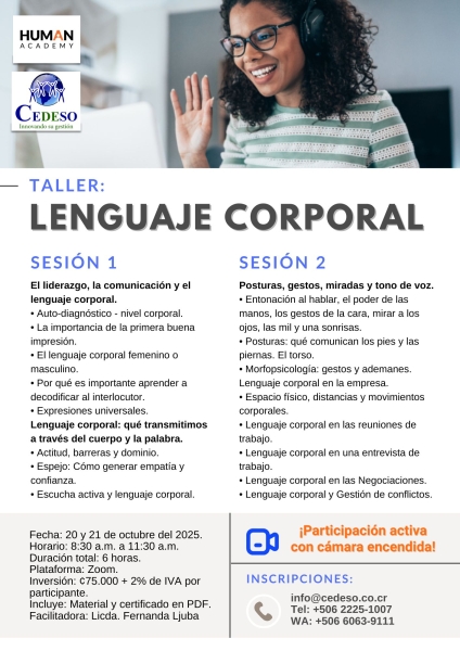 Lenguaje corporal V1