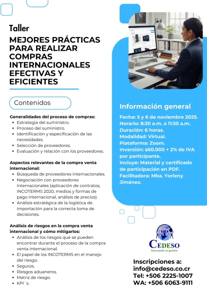 Mejores practicas para realizar compras internacionales efectivas y eficientes
