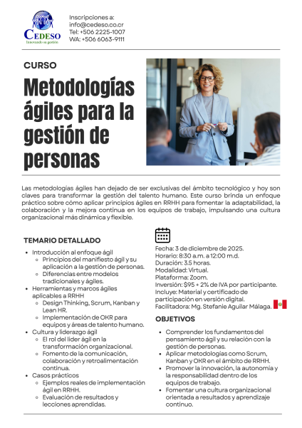 Metodologias agiles para la gestion de personas