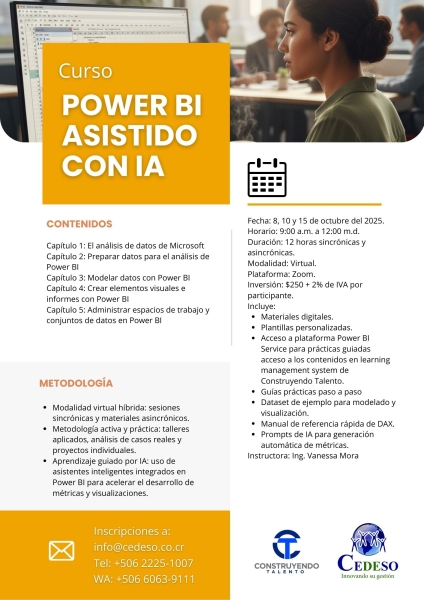 Power BI asistido con IA