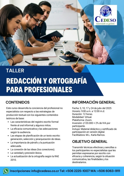 Redaccion y ortografia para profesionales - 2025