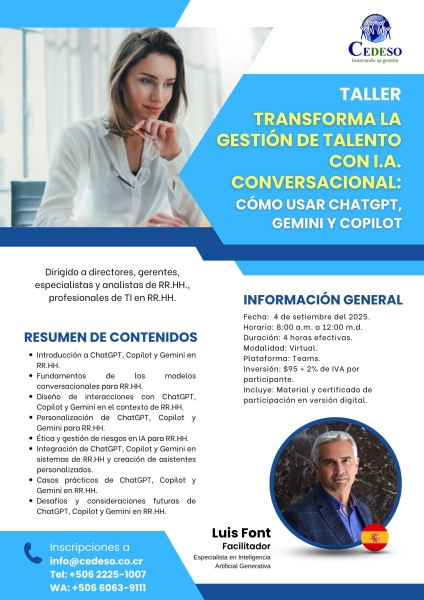Transforma la Gestion de Talento con IA Conversacional V1